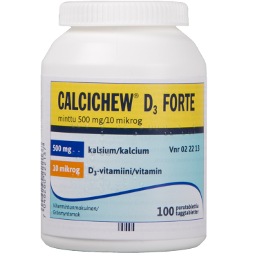 Кальций и витамин Д CALCICHEW D3 500MG/10MCG 100 табл, мятный вкус