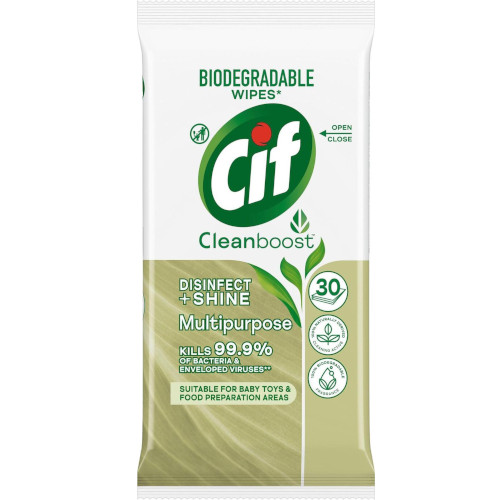 Салфетки для уборки дезтнфецирующие CIF desinfioivat, 30 шт