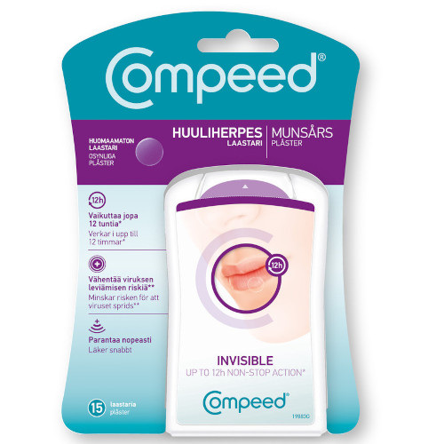 Пластыри от герпеса COMPEED HUULIHERPESLAASTARI 15 шт