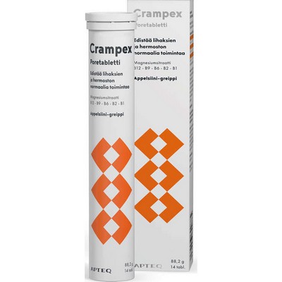 Магний+ витамины группы B Crampex Brustablett, 14 шипучих таблеток