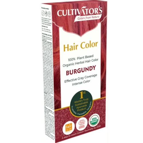 Cultivators Burgundy Натуральная растительная краска для волос бордовый 100 гр
