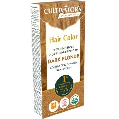 Cultivators Dark Blonde Натуральная растительная краска для волос темно-русый 100 гр