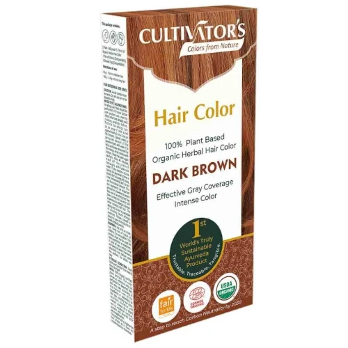 Cultivators Dark Brown Растительная краска для волос темно-коричневый 100 гр
