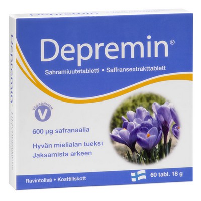 Экстракт шафрана в таблетках Depremin, 60 табл