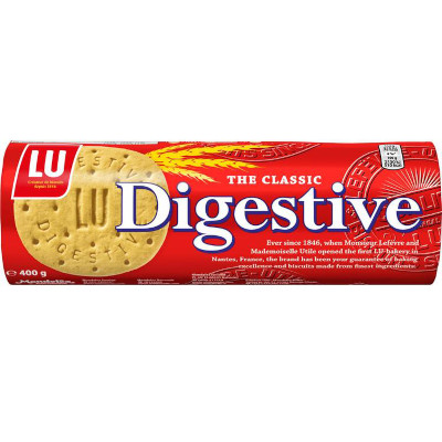 Классическое злаковое печенье LU Digestive Classic, 400 гр
