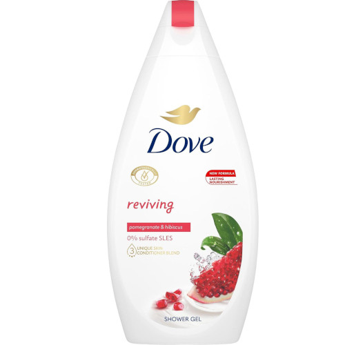 Гель для душа женский Dove Reviving аромат граната, 500 мл
