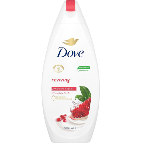 Гель для душа женский Dove Reviving аромат граната, 250 мл