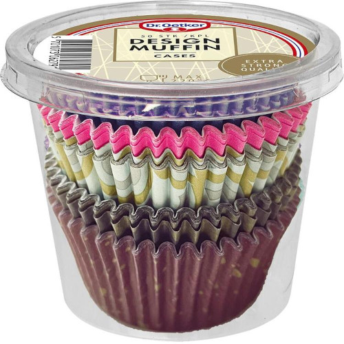 Бумажные стаканчики для маффинов Dr. Oetker Design Muffinivuoat 50 шт