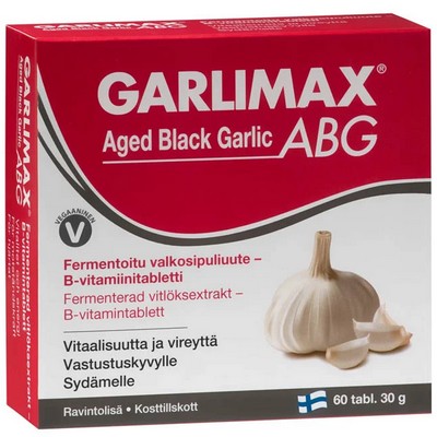 Экстракт ферментированного чеснока Garlimax ABG, 60 табл