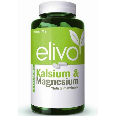 Кальций и магний Elivo Kalsium & Magnesium, 120 табл
