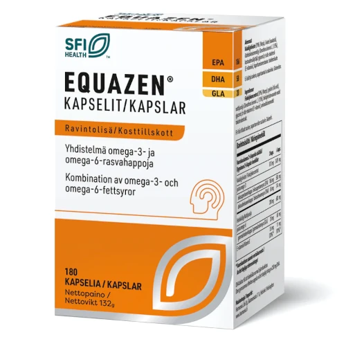 Омега 3-6 и масло примулы вечерней Equazen Omega-3, 180 капсул