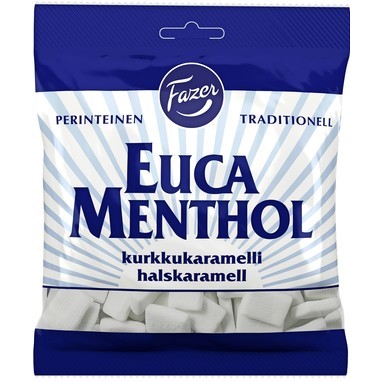 Мятные пастилки Fazer Eucamenthol