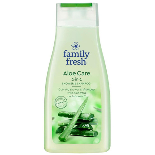 Гель для душа Family Fresh Aloe Care shower & shampoo, 500 мл