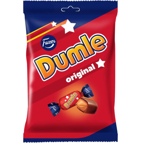 Мягкая карамель в молочном шоколаде Fazer Dumle Original, 200 гр