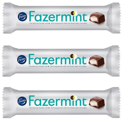 Батнчик с мятной начинкой и темным шоколадом Fazermint Dark Chocolate 41 гр