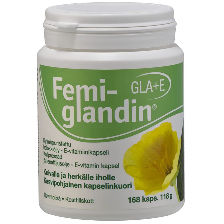 Femiglandin (Фэмигландин) GLA+E для женщин 168 капс. Масло примулы вечерней