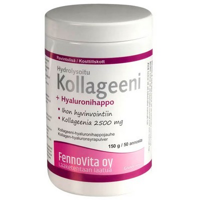 Коллаген и гиалуроновая кислота Fennovita Collagen + Hyaluronic Acid 150 гр