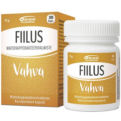 Молочно-кислые бактерии Fiilus Vahva, 30 капсул