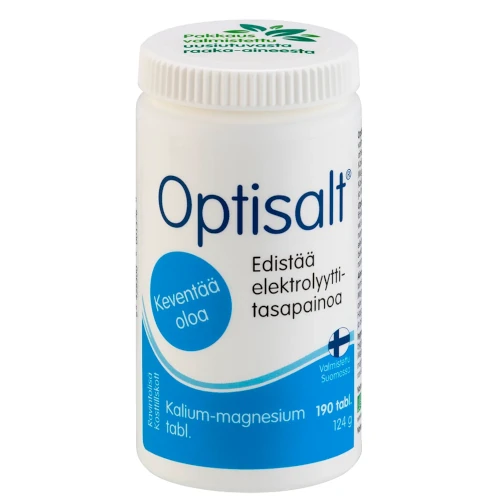 Финский панангин Optisalt калий +магний, 190 табл