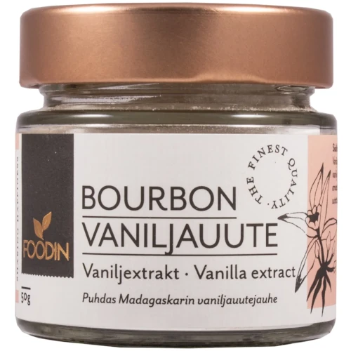 Бурбонская ваниль порошок Foodin Bourbon vaniljauutejauhe, 50 гр
