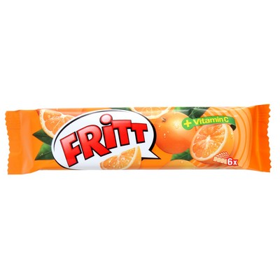 Fritt жевательные конфеты апельсиновые, 70 гр