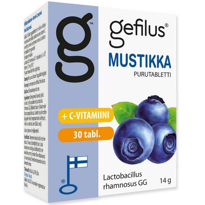 Gefilus (Гефилус) LGG Mustikka Вкус черники, 60 табл.