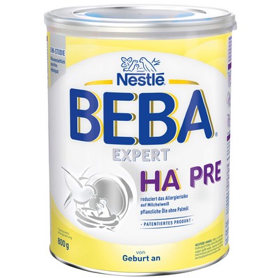 Гипоаллергенная детская сухая смесь Nestle BEBA EXPERT HA Pre, 800 гр