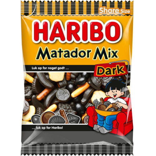 Лакричные конфеты ассорти HARIBO Matador Mix Dark, 270 гр