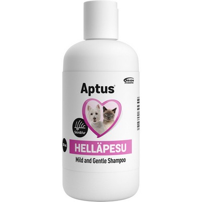 Нежный шампунь для животных Aptus Helläpesu 250 ml