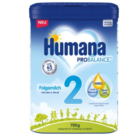 Детская сухая смесь с 6 месяцев Humana PROBALANCE 2, 750 гр