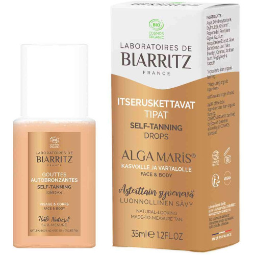Капли для автозагара для лица Laboratoires de Biarritz Alga Maris 35 мл
