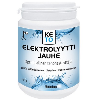 Восстановитель электролитов Vitabalans KETO Elektrolyyttijauhe в порошке, 120 гр