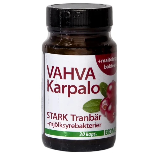 Клюква и молочно-кислые бактерии Biomed Vahva Karpalo 30 капс