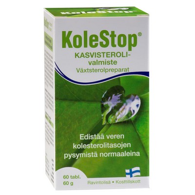 Растительные стерины для нормализации холестерина Kolestop, 60 табл