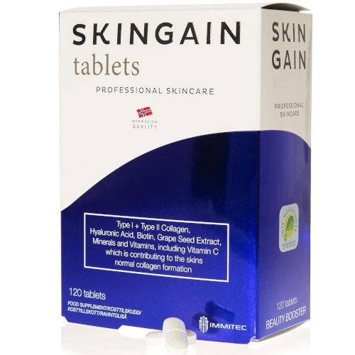 Коллаген и витамины для красивой кожи SKINGAIN tablets, 120 табл
