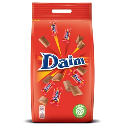 Конфеты карамель в молочном шоколаде Daim Mini 140 г