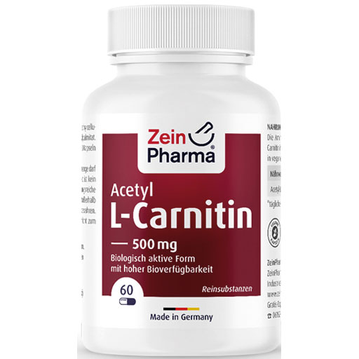 L-карнитин ZeinPharma Acetyl-L-Carnitin, 60 капс