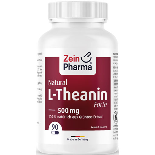 L-теанин ZeinPharma L-Theanin Natural forte 500 mg 90 капс