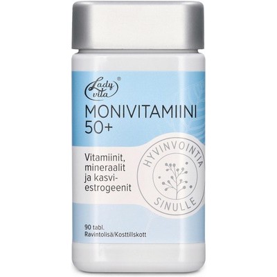 LadyVita Monivitamiini 50+ Мультивитамины 50+, 90 табл