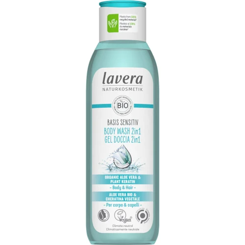 Гель для душа Lavera Basis Sensitiv Body Wash 2in1, 250 мл