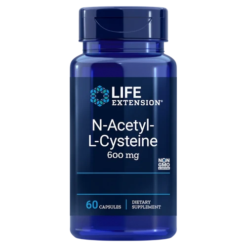 N-ацетил-L-цистеин Life Extension NAC, 60 капс