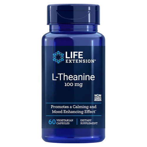 Теанин аминокислота Life Extension L-Theanine, 60 капс
