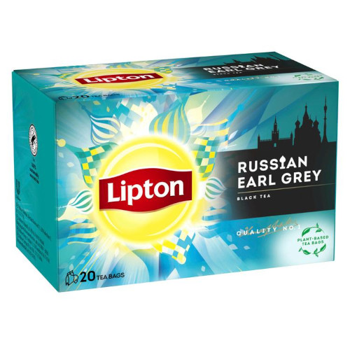 Чёрный чай Lipton Russian Earl Grey 20 пак