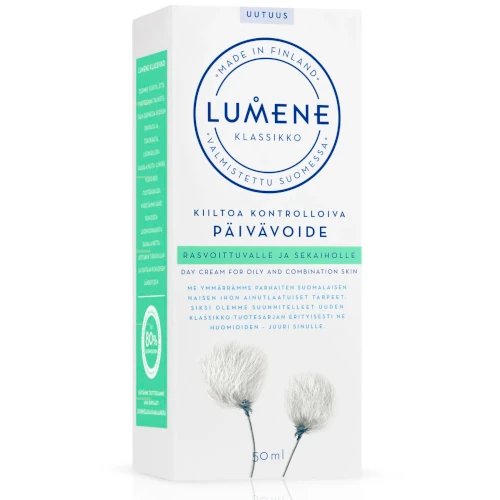 Дневной крем для жирной и комбинированной кожи Lumene Klassikko 50 мл