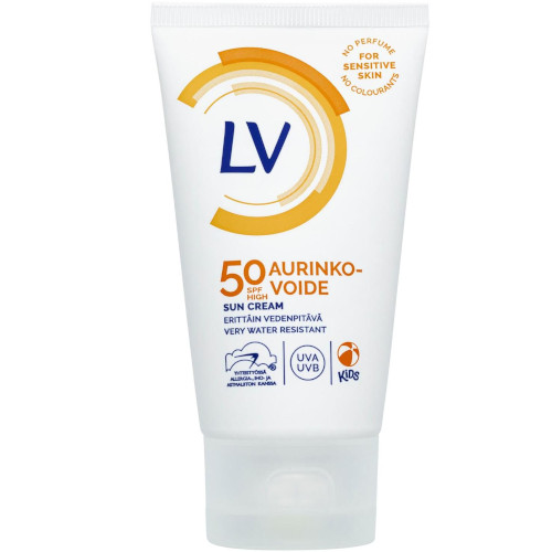 Солнцезащитный крем гипоаллергенный LV aurinkovoide SPF50, 75 мл