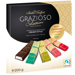 Шоколадное ассорти Maitre Truffout grazioso selection Classic style, 200 гр