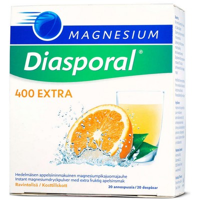 Усиленный магний в порошке Magnesium Diasporal 400 мг Extra 20 пакетиков