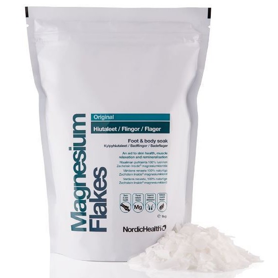 Магниевые хлопья для ванн Nordic Health Magnesium Flakes 250 гр