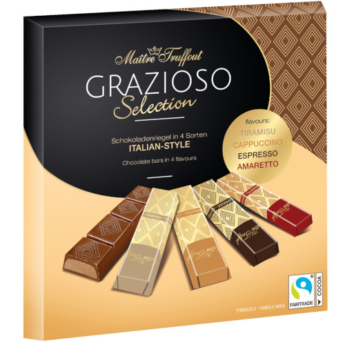 Шоколадное ассорти Maitre Truffout grazioso selection Italian style, 200 гр