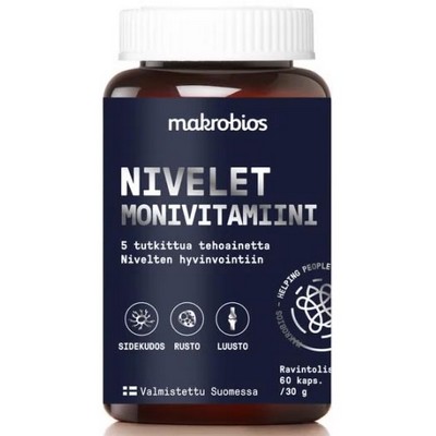 Витамины для суставов Macrobios Joints Multivitamin 60 капсул, БАД